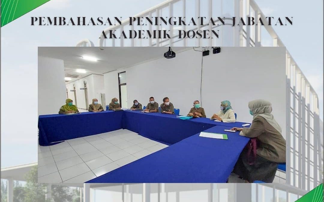 Rapat Senat Fakultas Farmasi Unjani dalam Rangka Pertimbangan dan Persetujuan Kenaikan Jabatan Akademik Dosen